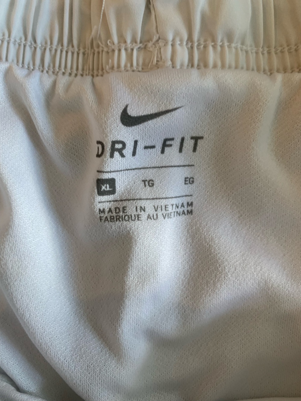 Nike Running Shorts Lot of 2 Women's XL Dri-Fit Tempo Lined 3” Inseam WHITE PINK - Picture 8 of 10